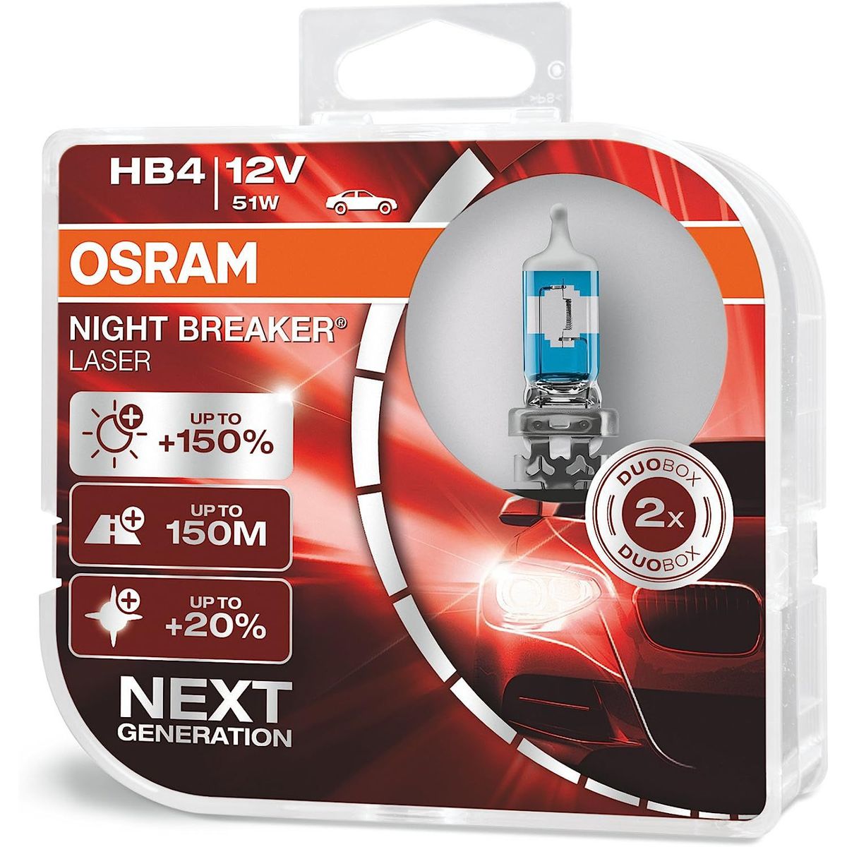 OSRAM - Foco Osram HB4 9006 Night Breaker Láser