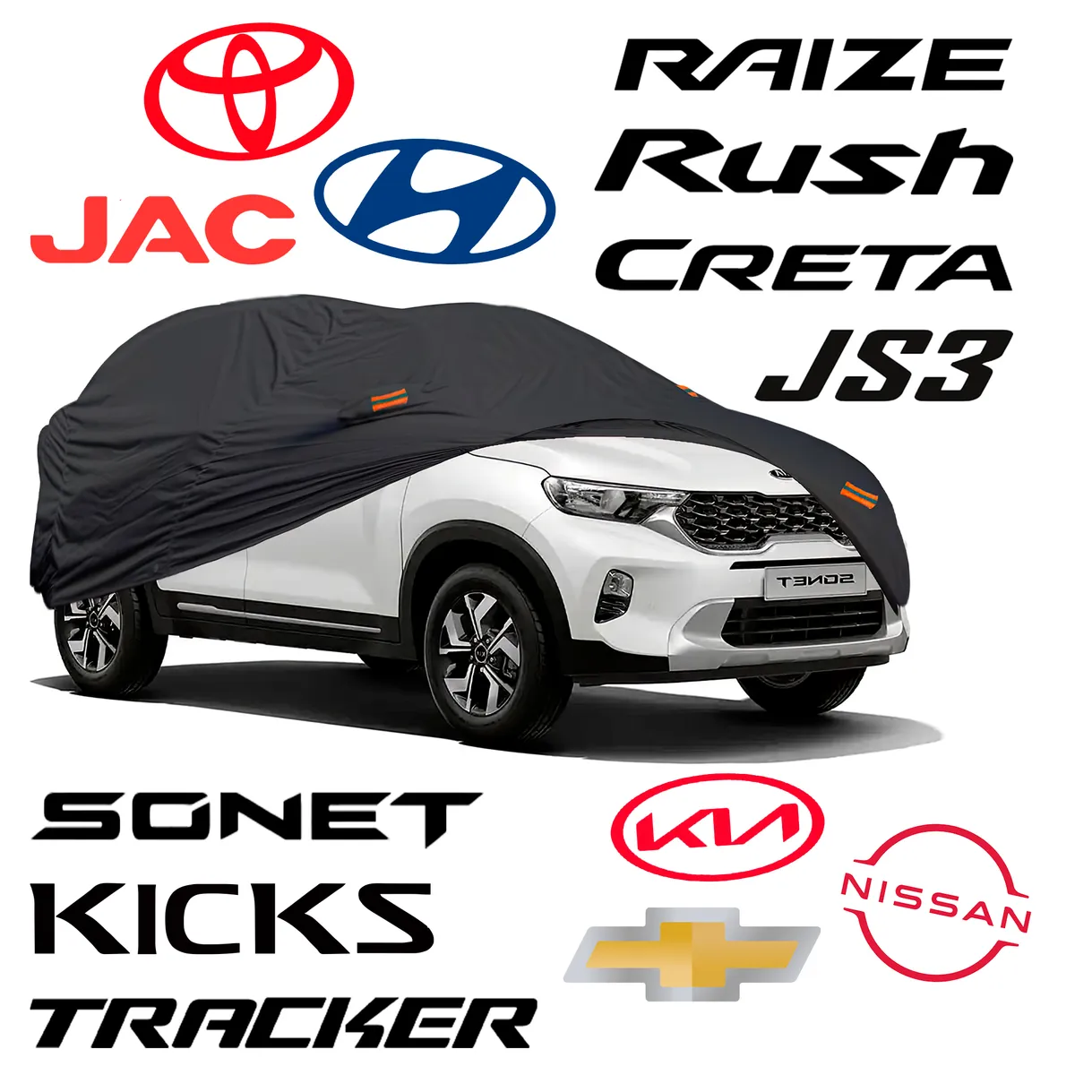 GENERICO - Cobertor de Camioneta Compacta Suv Talla M Pesada