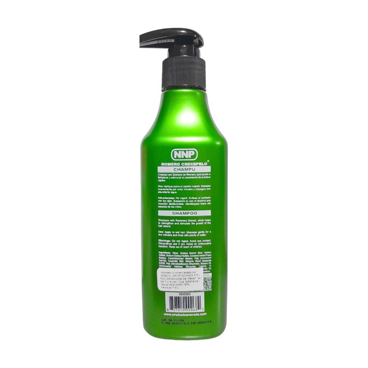 NEVADA NATURAL PRODUCTS - Shampoo Romero Crecepelo Nevada 320ml