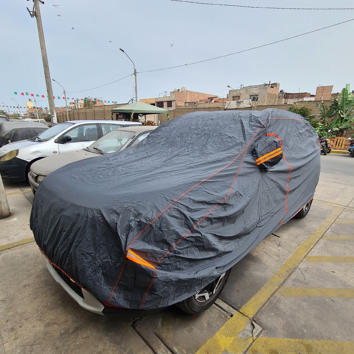 GENERICO - Cobertor de Camioneta Suv Grande o 3 Filas Talla XXL Pesada