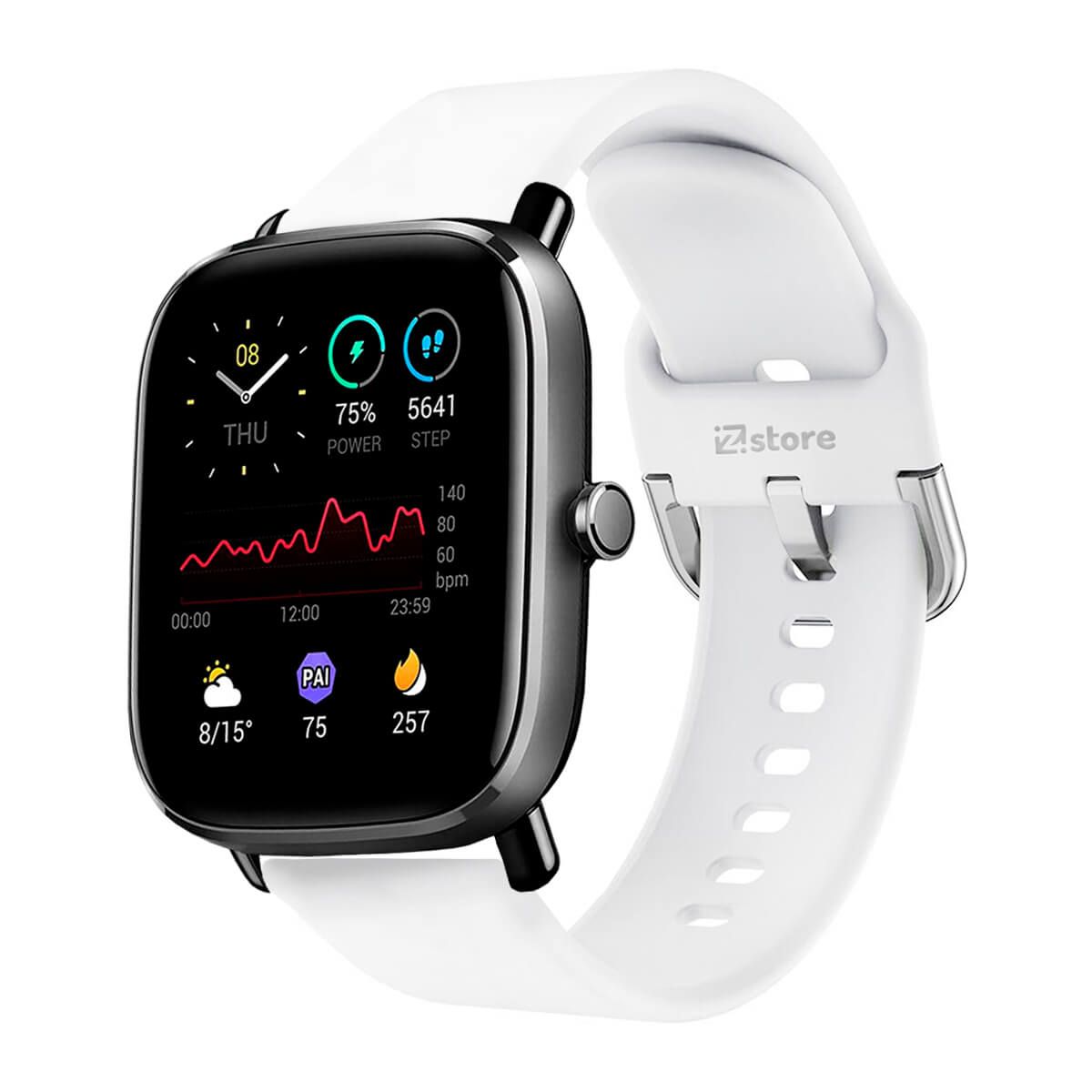 GENERICO - Correa Compatible Con Amazfit GTS 2 Blanco Hebilla 20mm