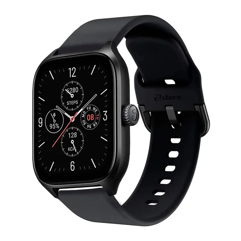 GENERICO - Correa Compatible Con Amazfit GTS4 Negro Hebilla 20mm