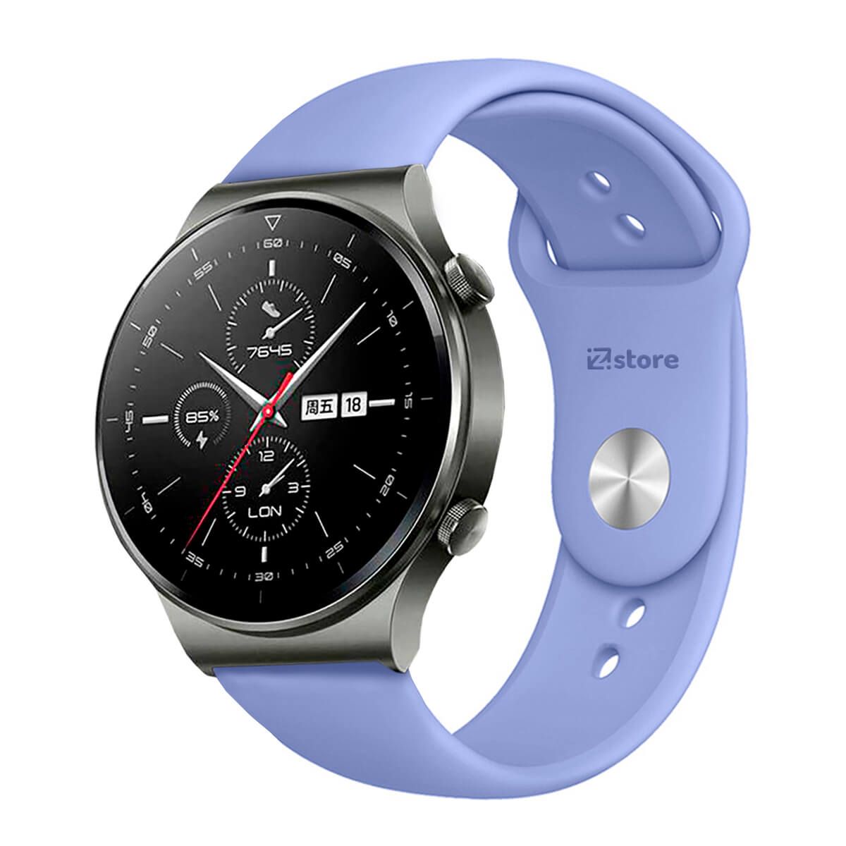 GENERICO - Correa Compatible Con Huawei GT2 Pro Lavanda Broche 22mm