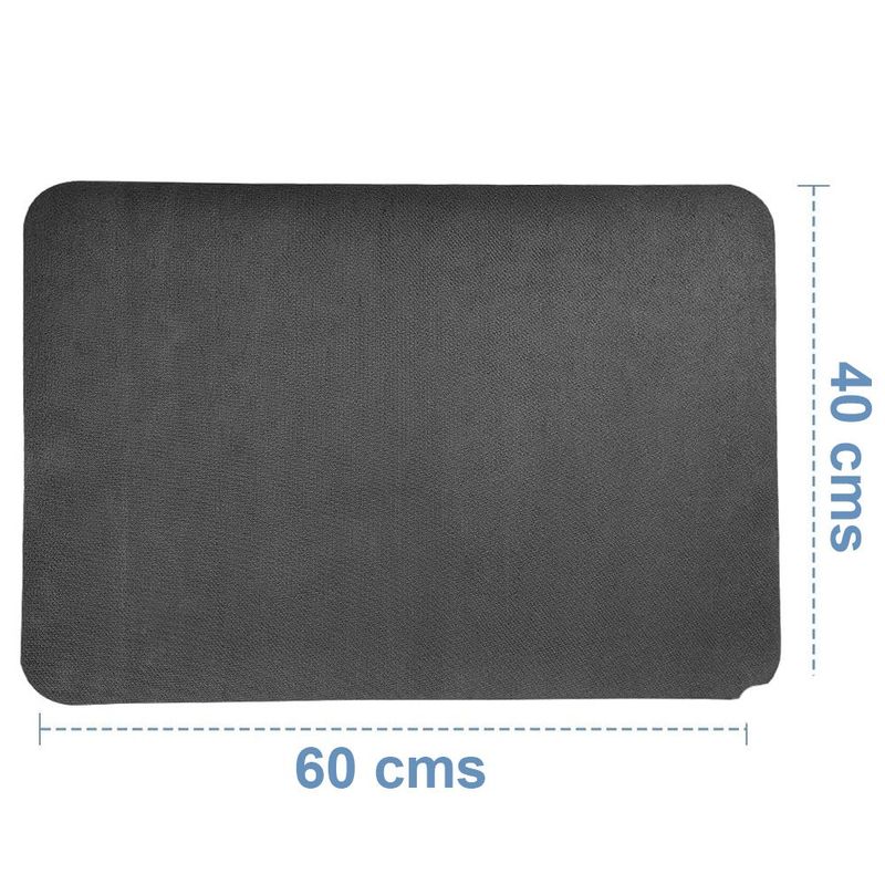 GENERICO - Tapete Para Cocina Escurridor De Platos - Gris