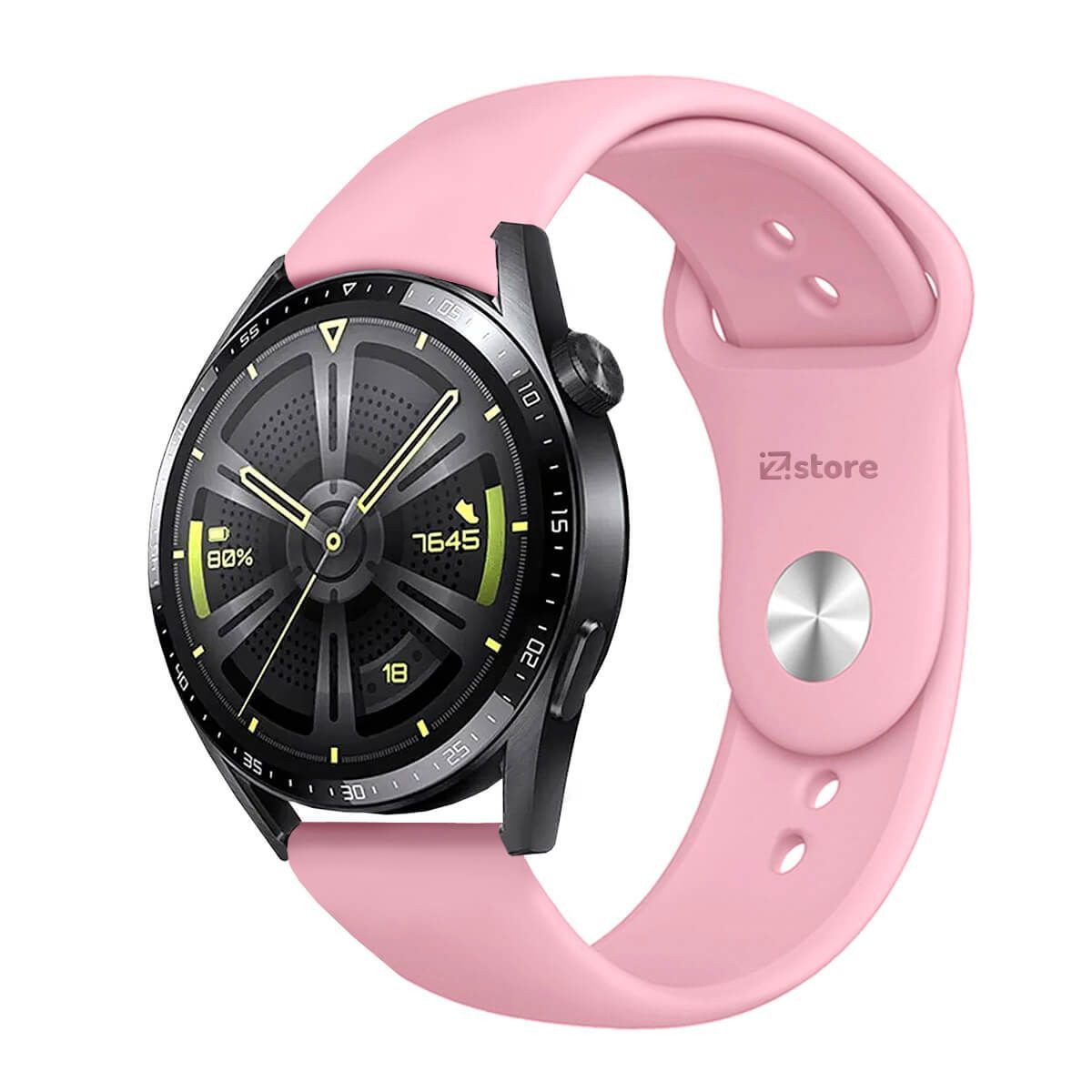 GENERICO - Correa Compatible Con Huawei GT3 Rosado Broche 22mm