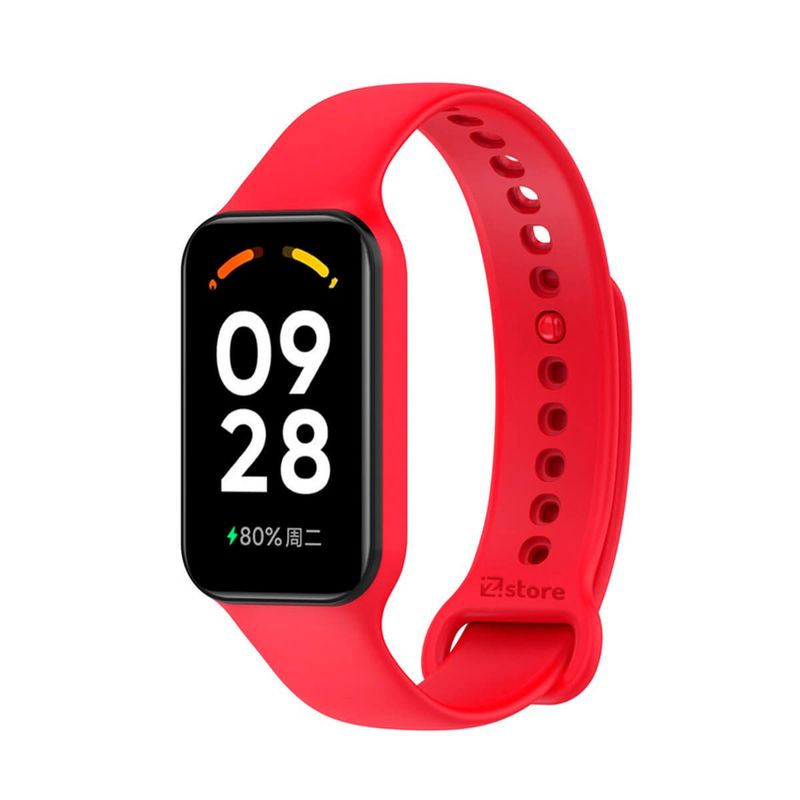 GENERICO - Correa Compatible Con Redmi Band 2 Rojo
