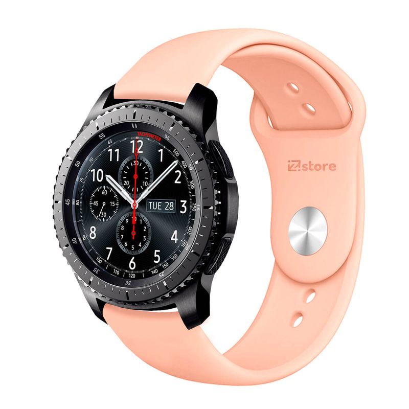 GENERICO - Correa Compatible Con Samsung Galaxy Gear S3 Classic Melón Broche 22mm