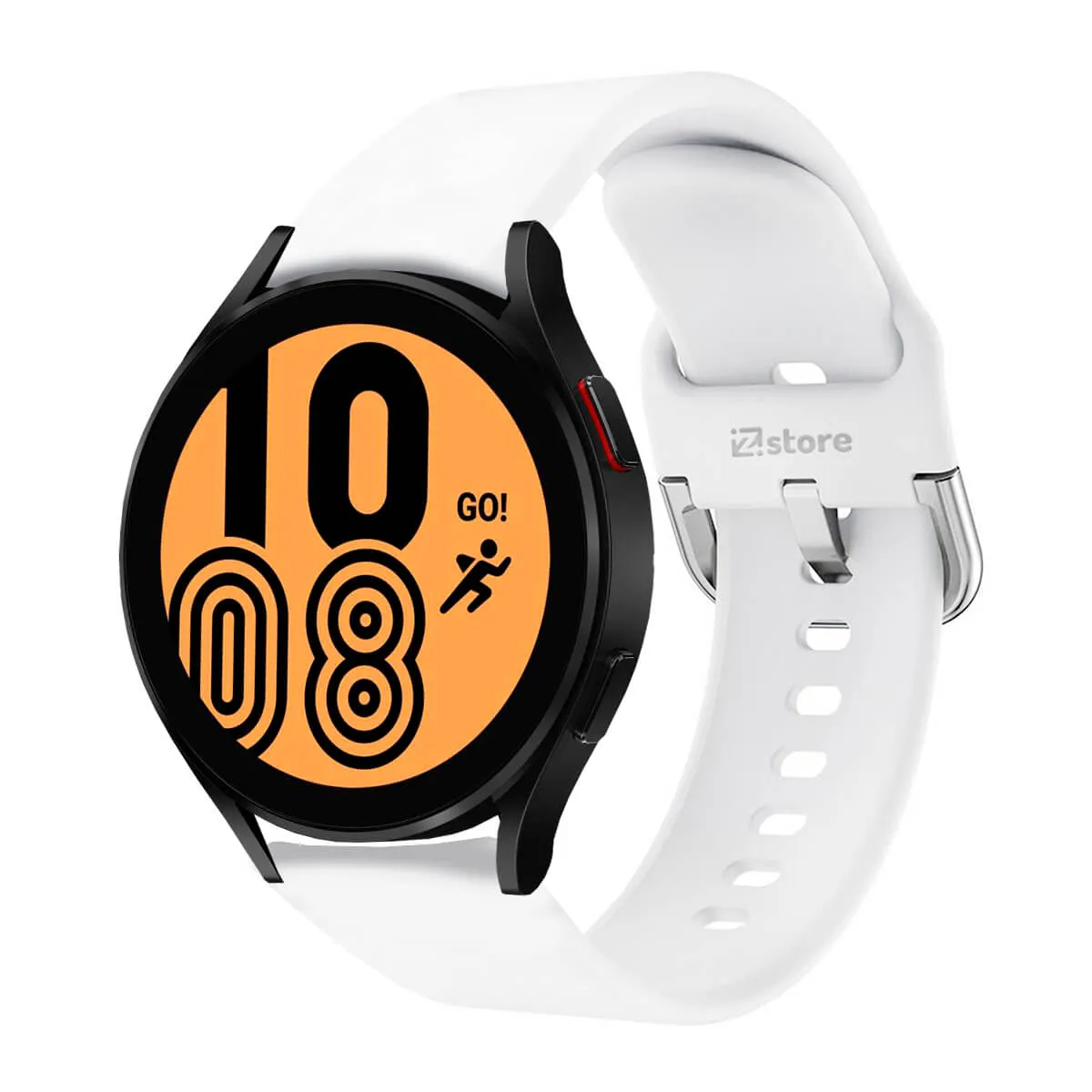 GENERICO - Correa Compatible Con Samsung Galaxy Watch 42mm Blanco Hebilla 20mm