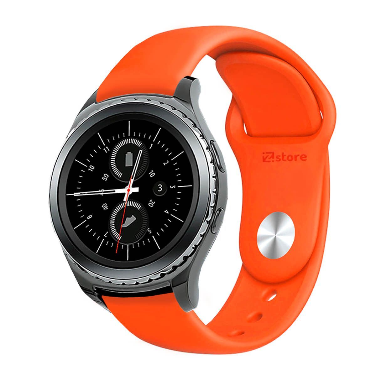GENERICO - Correa Compatible Con Samsung Gear S2 Classic Naranja Broche 20mm