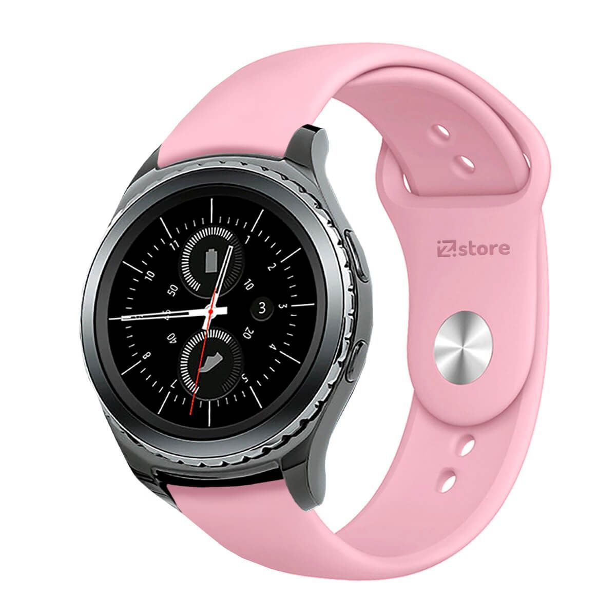 GENERICO - Correa Compatible Con Samsung Gear S2 Classic Rosado Broche 20mm