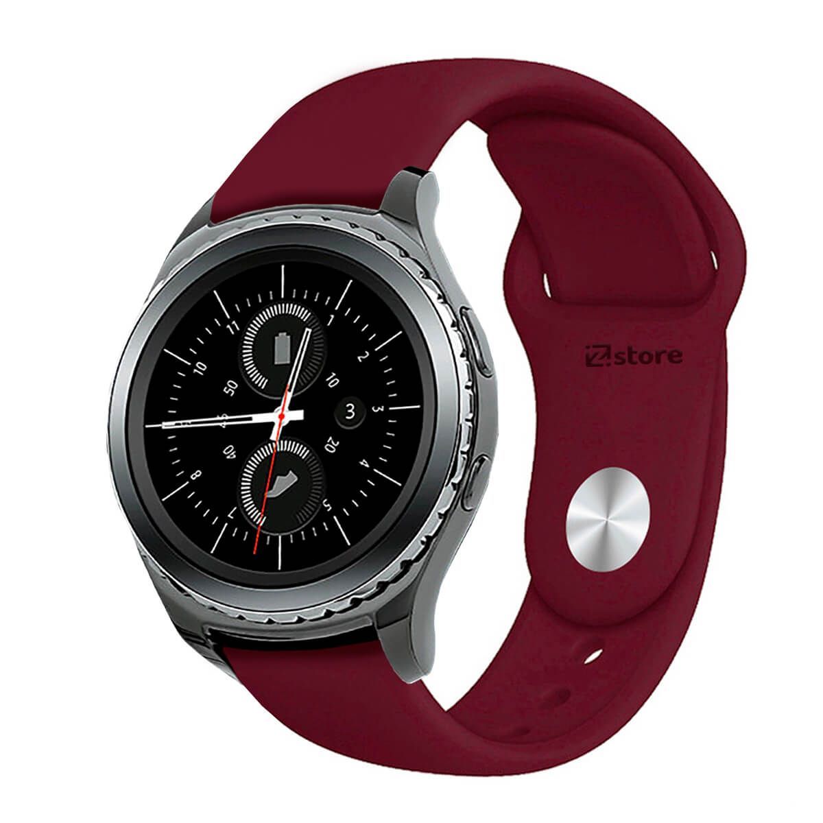 GENERICO - Correa Compatible Con Samsung Gear S2 Classic Vino Broche 20mm
