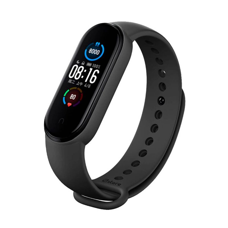 GENERICO - Correa Compatible Con Xiaomi Mi Band 3 y 4 Negro