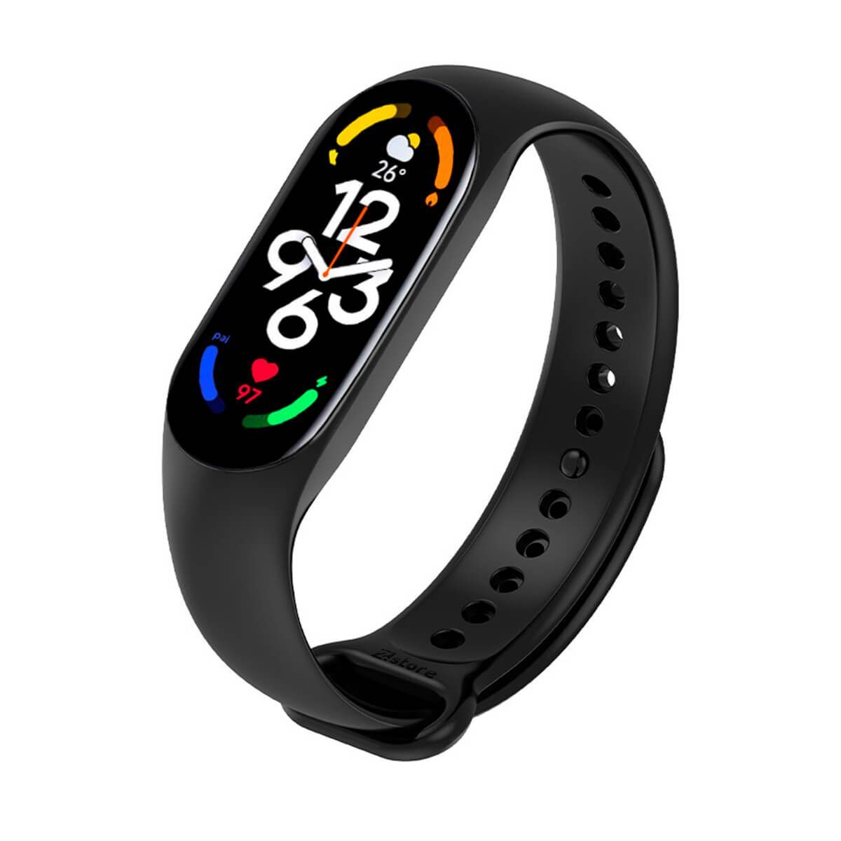 GENERICO - Correa Compatible Con Xiaomi Mi Band 7 Negro