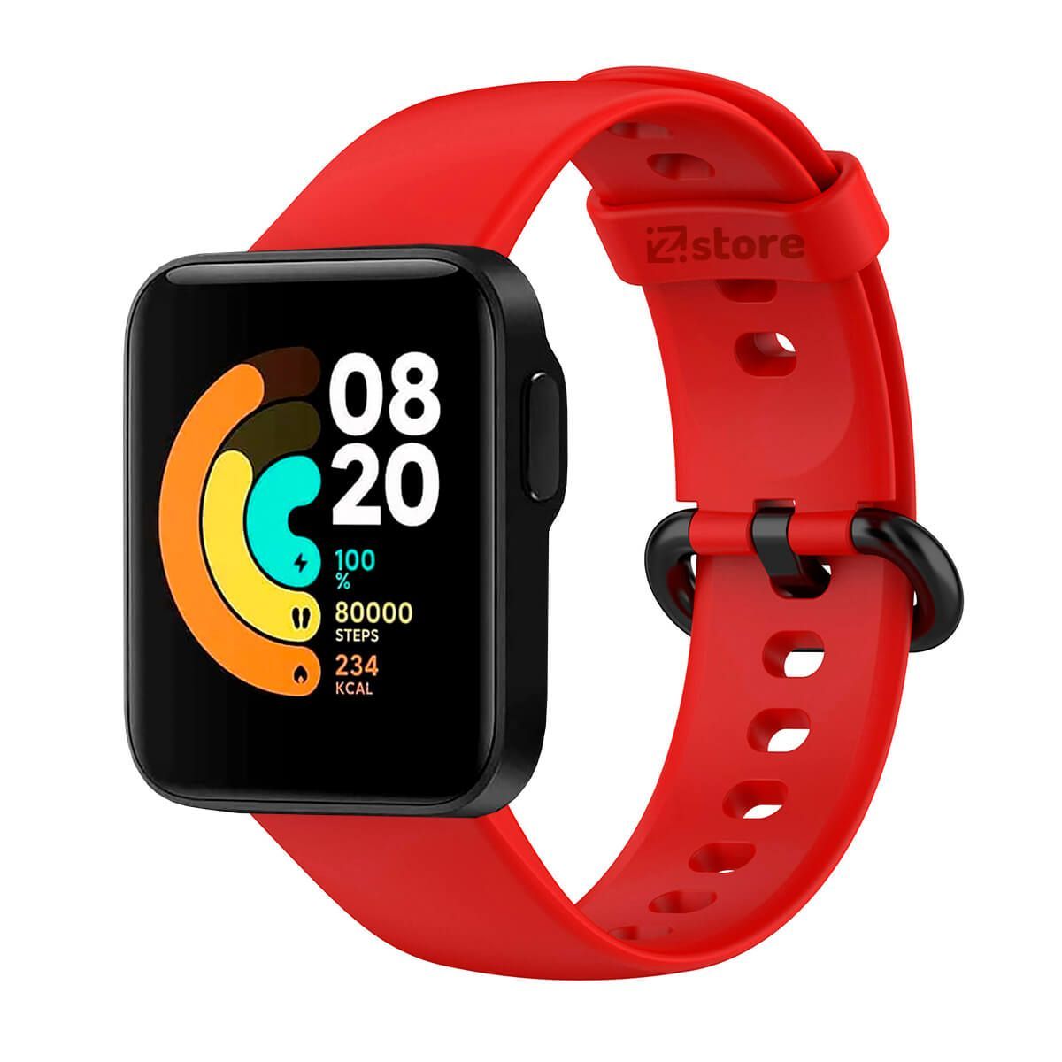 GENERICO - Correa Compatible Con Xiaomi Mi Watch Lite Rojo