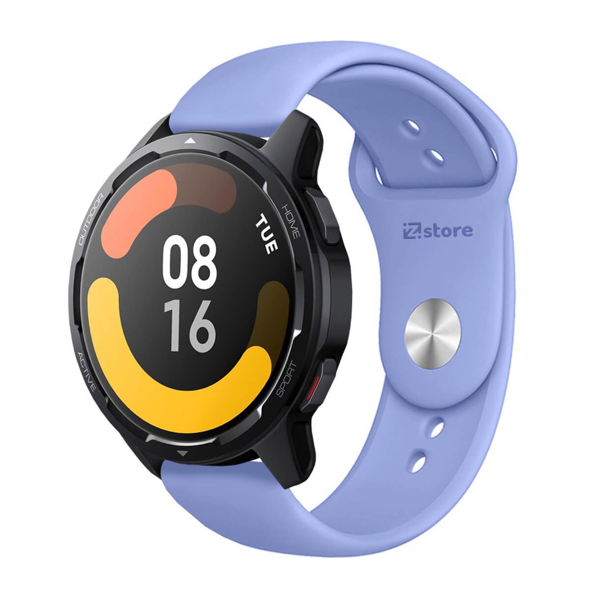 GENERICO - Correa Compatible Con Xiaomi Mi Watch S1 Active Lavanda Broche 22mm