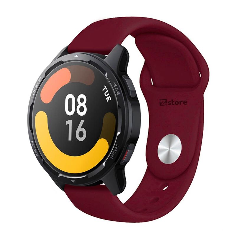 GENERICO - Correa Compatible Con Xiaomi Mi Watch S1 Active Vino Broche 22mm