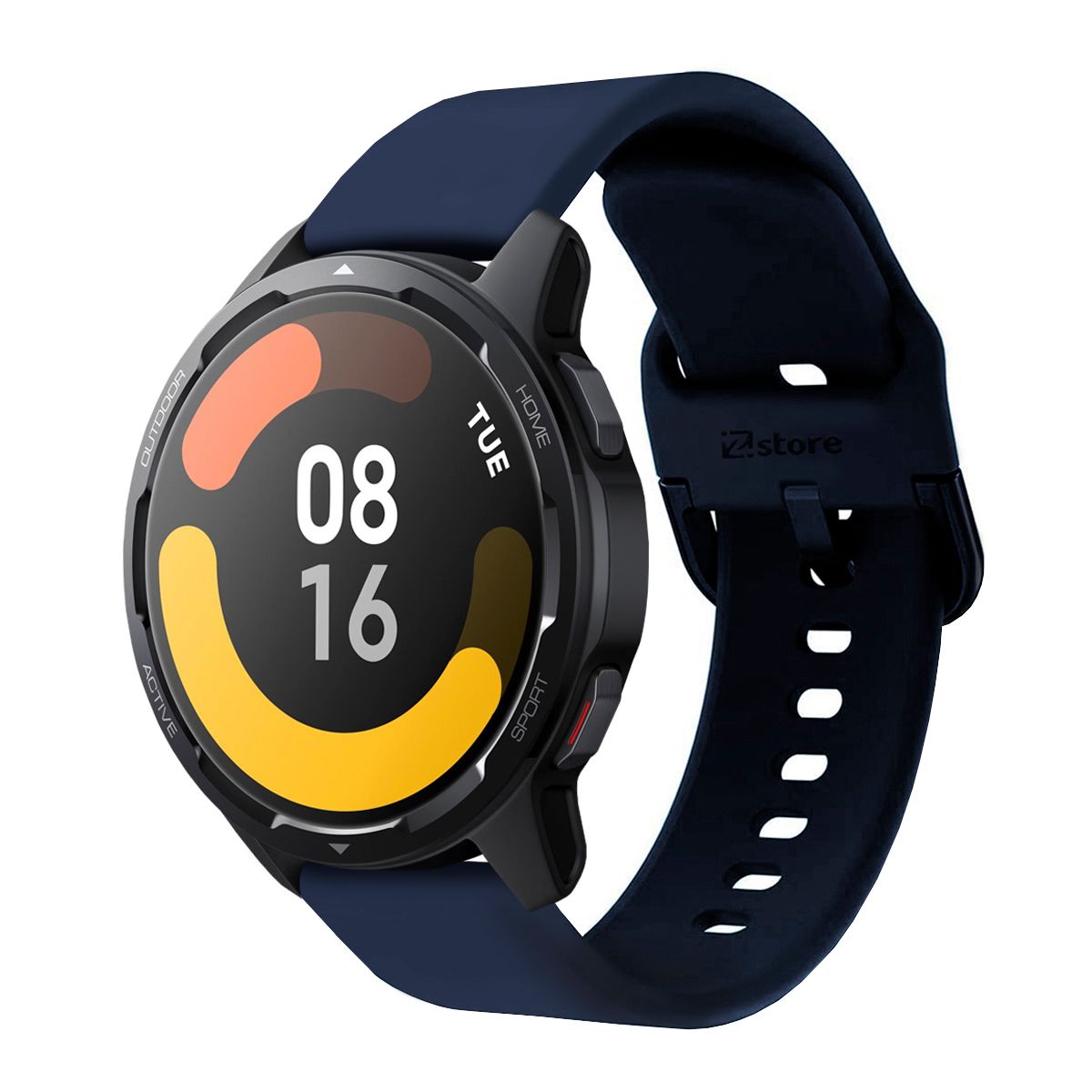 GENERICO - Correa Compatible Con Xiaomi Watch S1 Active Azul Oscuro Hebilla 22mm