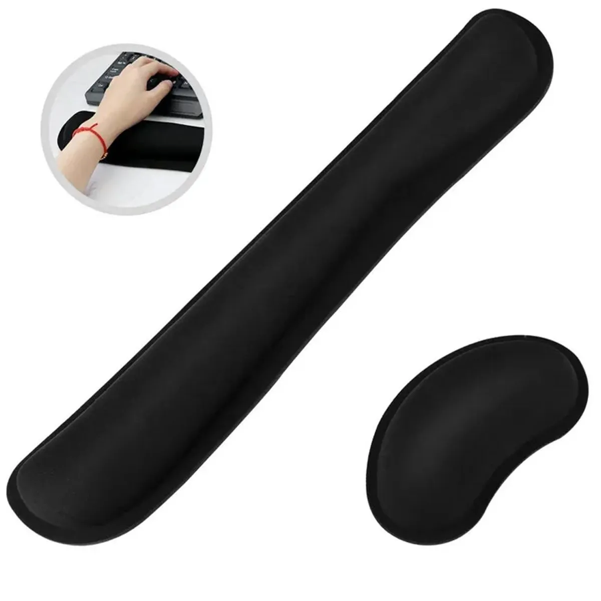 GENERICO - Reposamuñecas para teclado y mouse