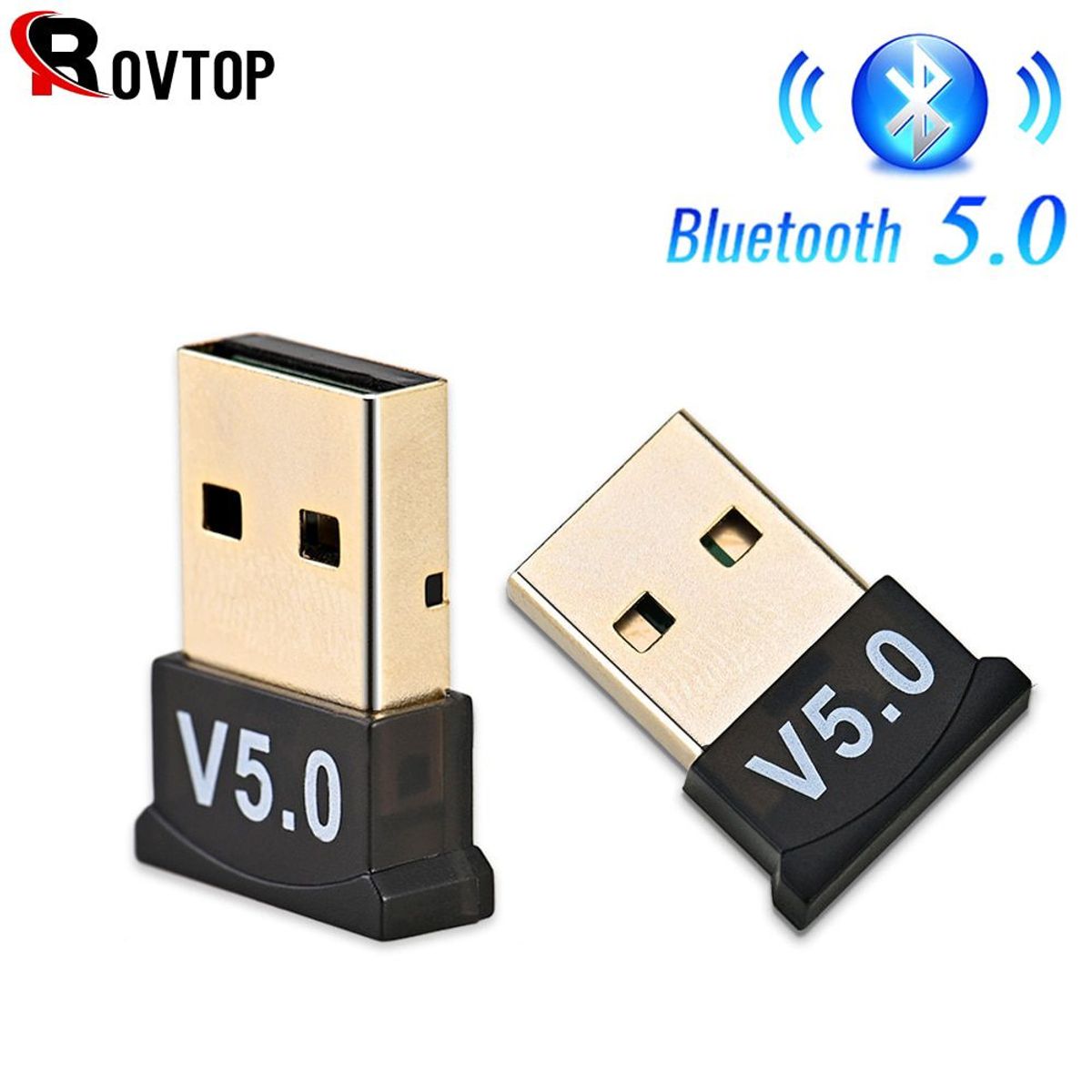 GENERICO - Adaptador Bluetooth Bluetooh 5.0 Receptor Dongle Transmisor y Receptor