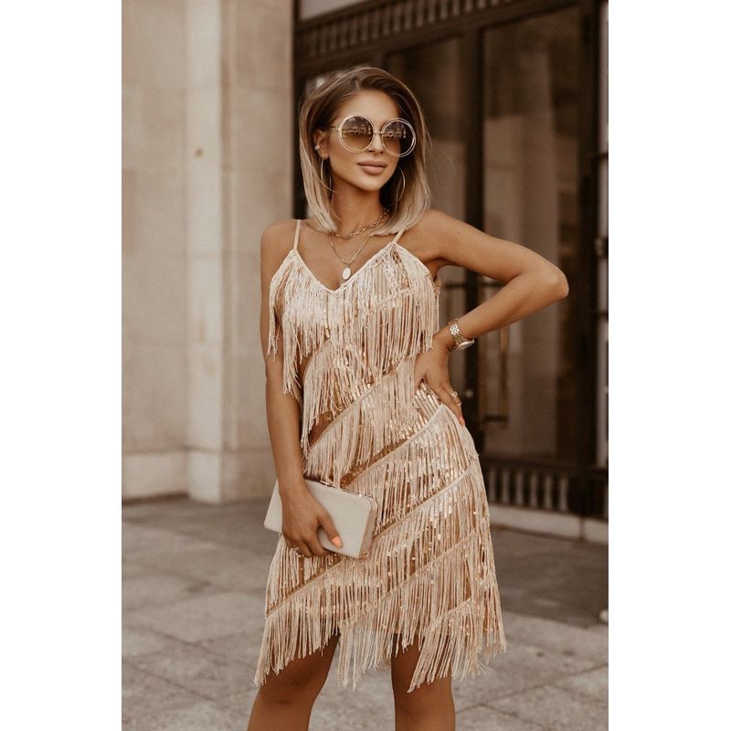 GENERICO - Vestido de fiesta elegante para mujer