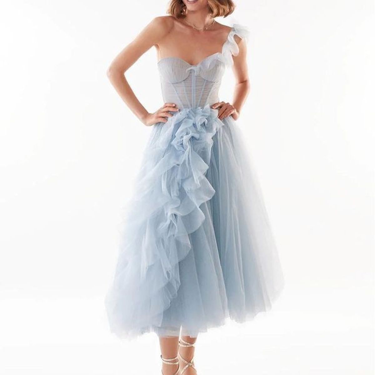 BLWOENS - Vestido de fiesta elegante para mujer