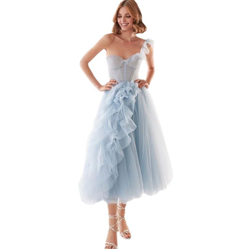 BLWOENS - Vestido de fiesta elegante para mujer