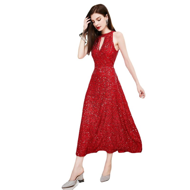 BLWOENS - Vestido de fiesta elegante para mujer