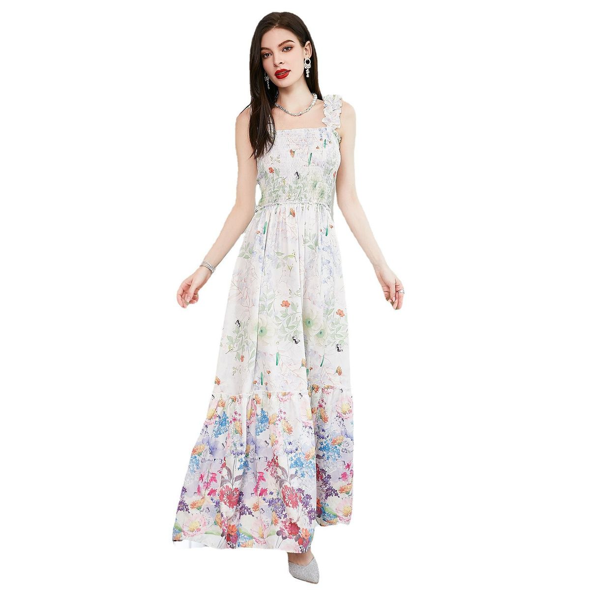 BLWOENS - Vestido de fiesta elegante para mujer