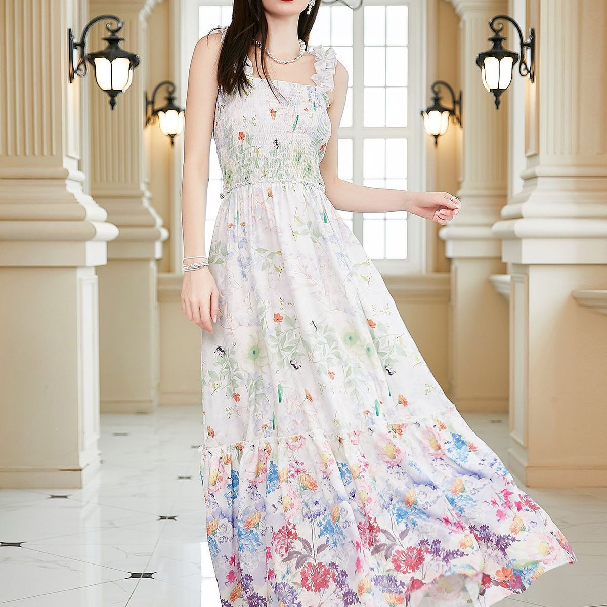 BLWOENS - Vestido de fiesta elegante para mujer