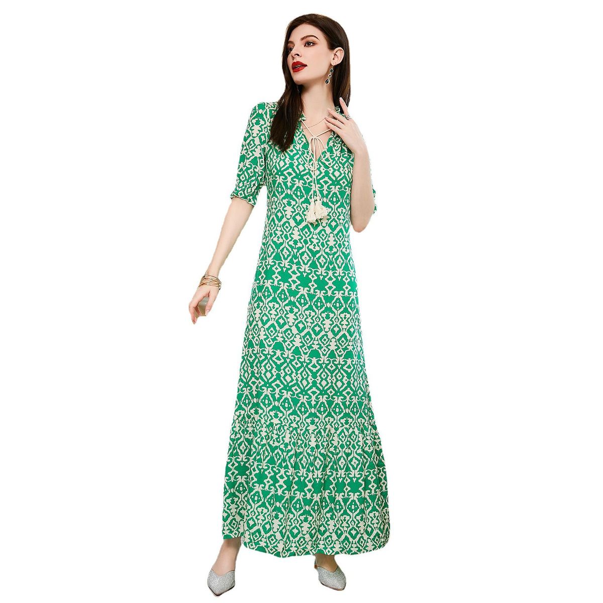 GENERICO - Vestido de fiesta elegante para mujer