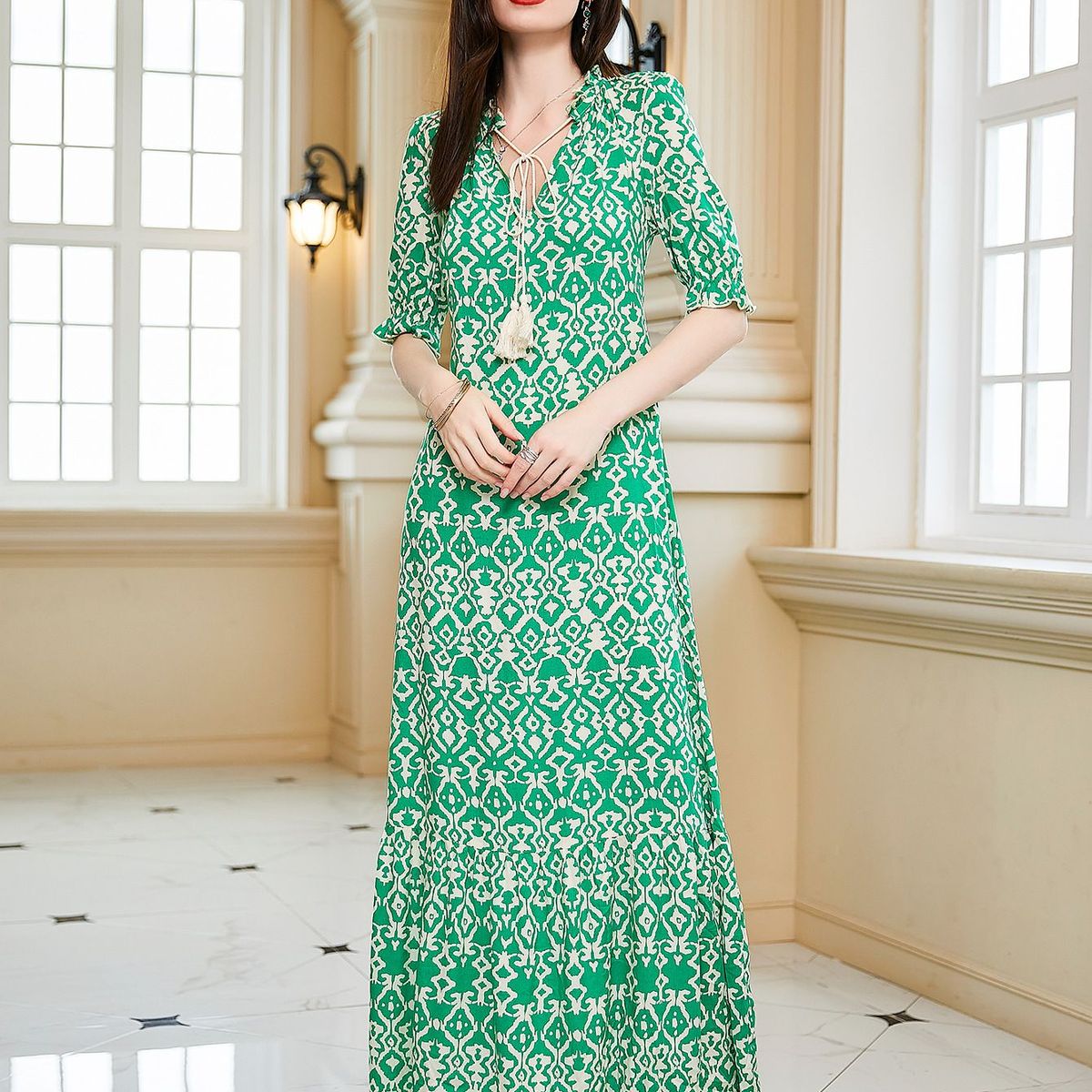 GENERICO - Vestido de fiesta elegante para mujer