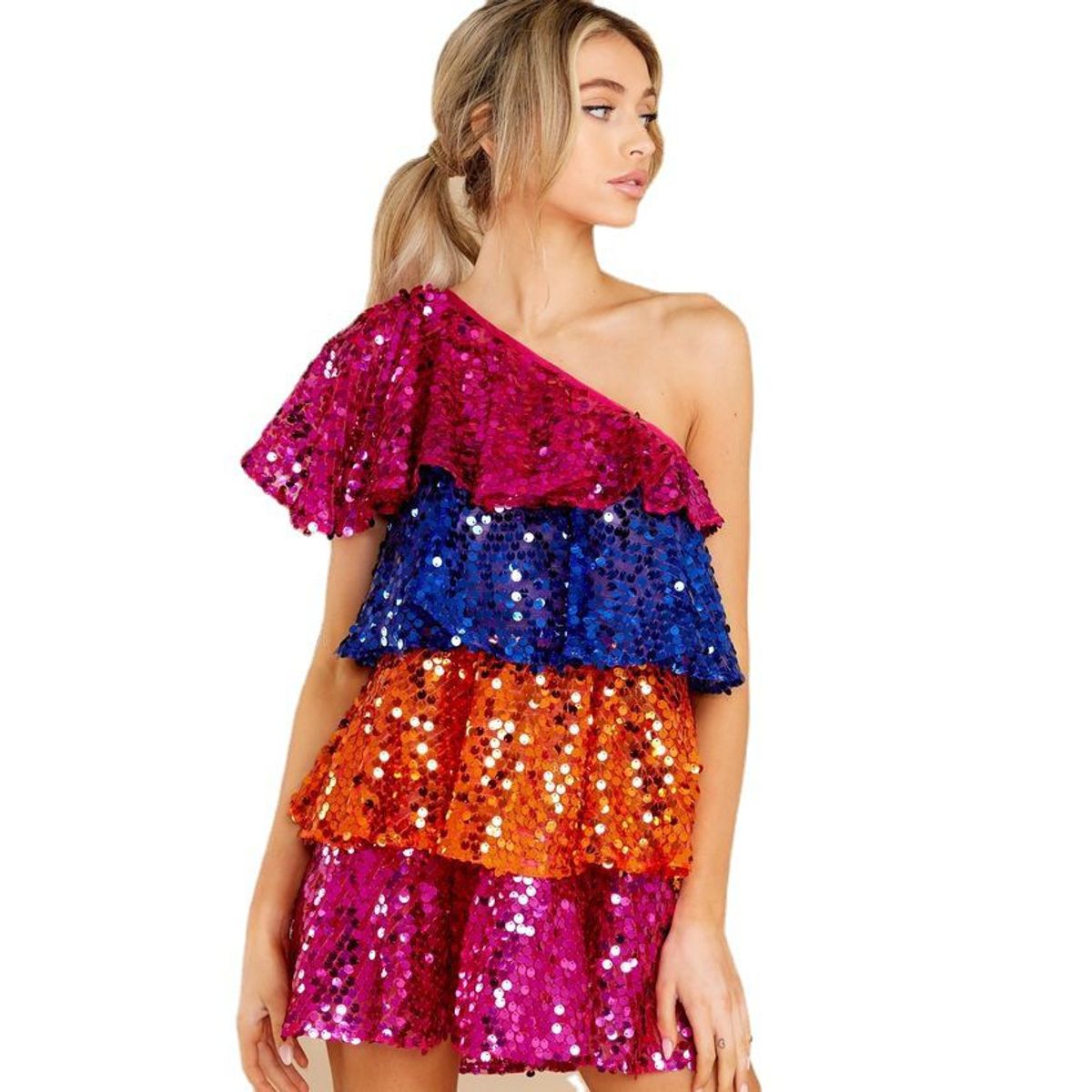 BLWOENS - Vestido de fiesta elegante para mujer