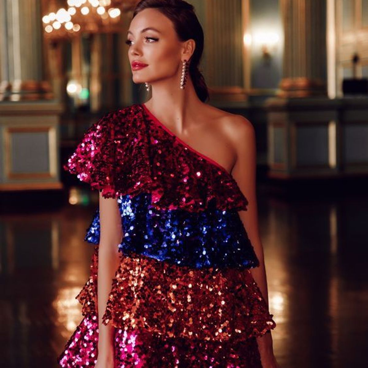 BLWOENS - Vestido de fiesta elegante para mujer