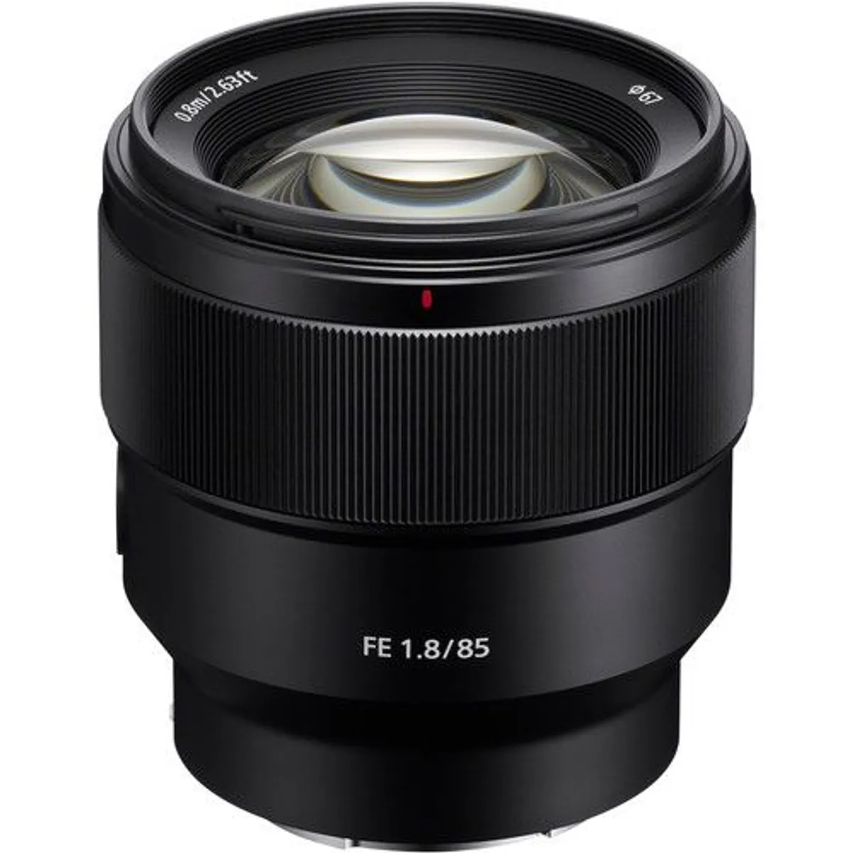 SONY - Sony SEL-85F18 Lente vertical Focal fija 85 mm F1.8 Full Frame