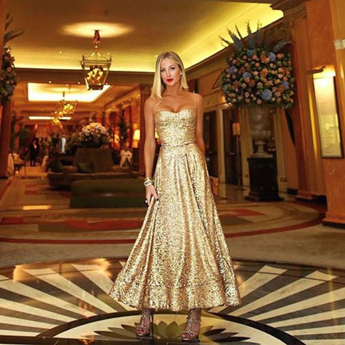 BLWOENS - Vestido de fiesta elegante para mujer