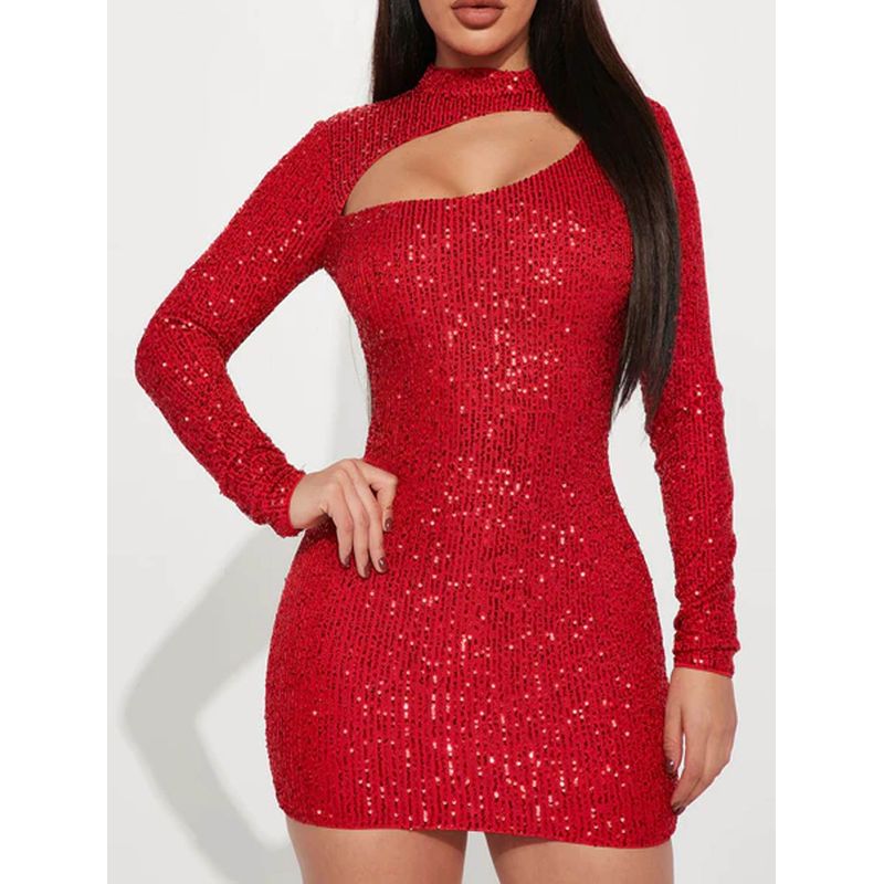 BLWOENS - Vestido de fiesta elegante para mujer