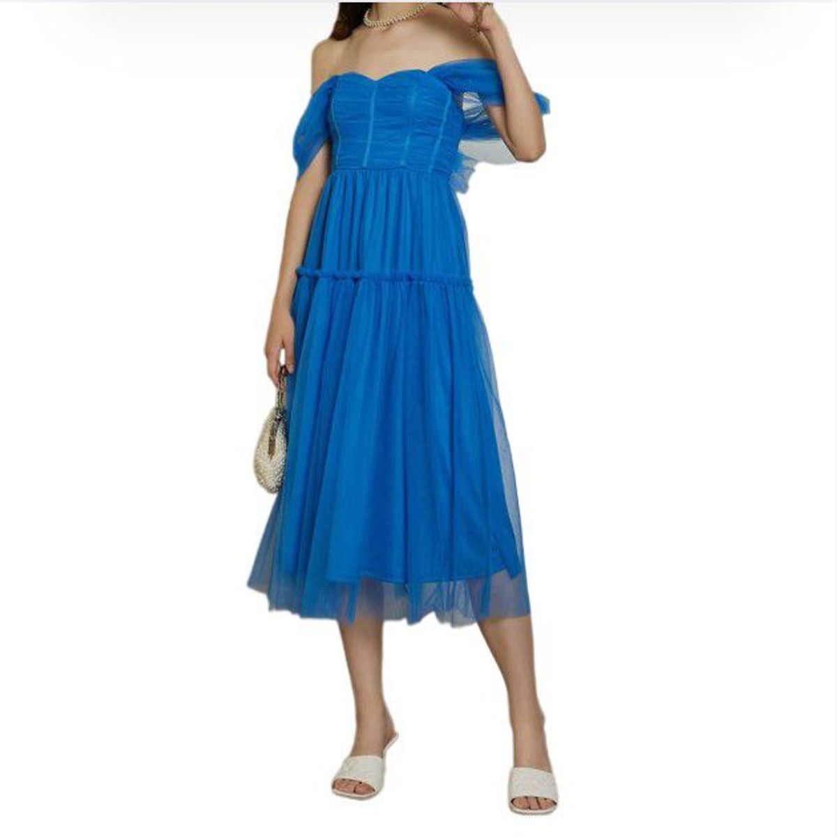 BLWOENS - Vestido de fiesta elegante para mujer