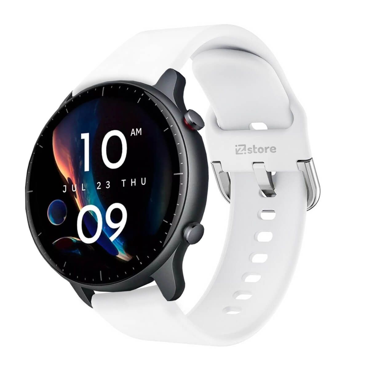 GENERICO - Correa Compatible Con Amazfit GTR2 Blanco Hebilla 22mm