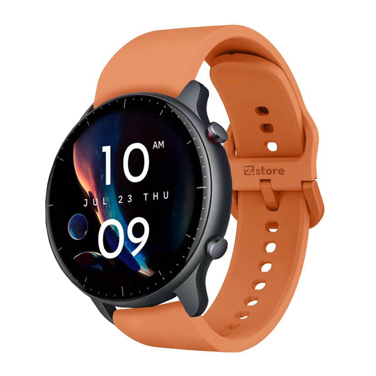 GENERICO - Correa Compatible Con Amazfit GTR2 Naranja Hebilla 22mm