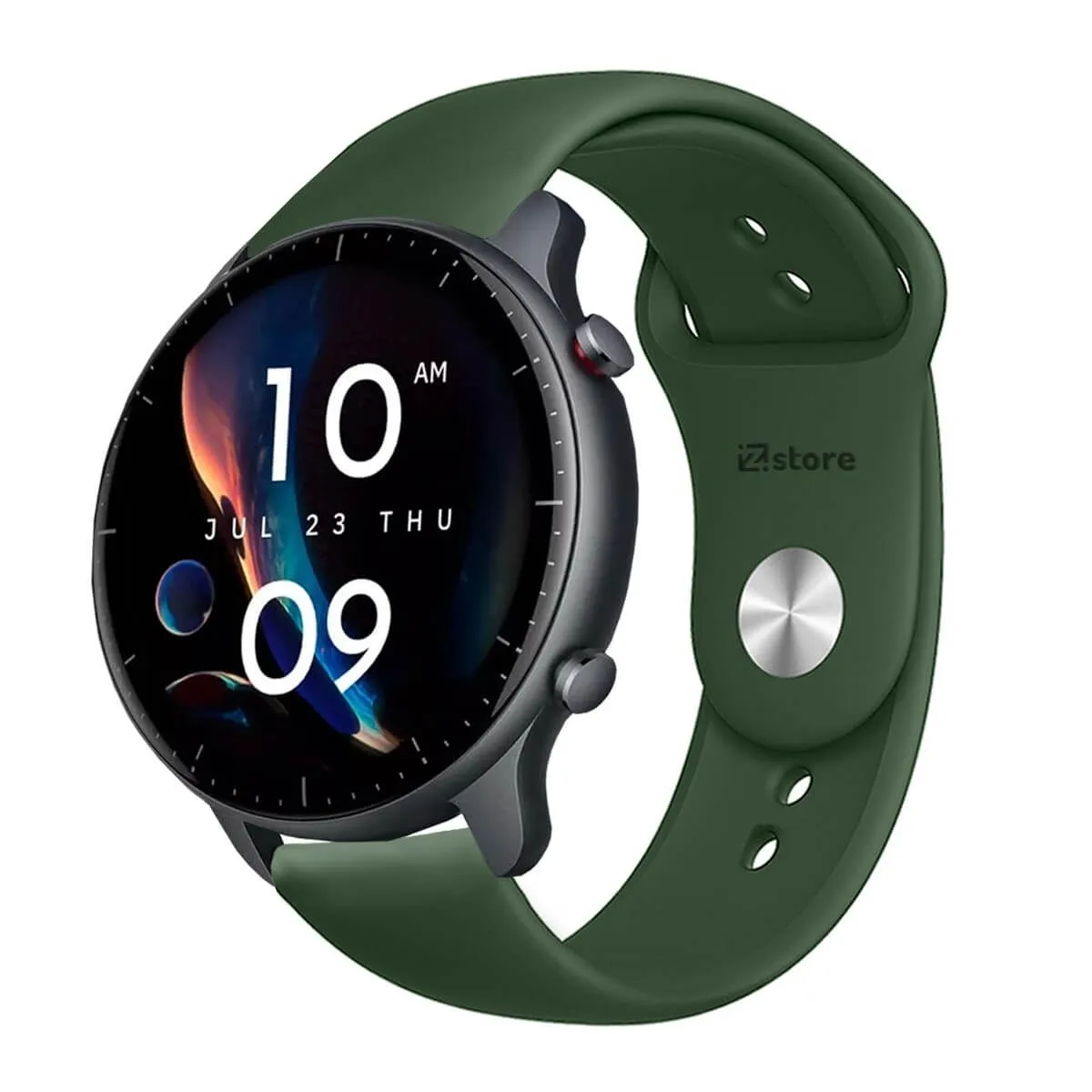 GENERICO - Correa Compatible Con Amazfit GTR2 Verde Militar 22mm