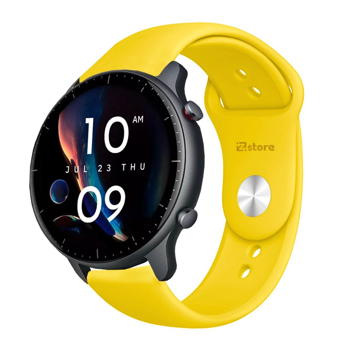 GENERICO - Correa Compatible Con Amazfit GTR3 Amarillo broche 22mm