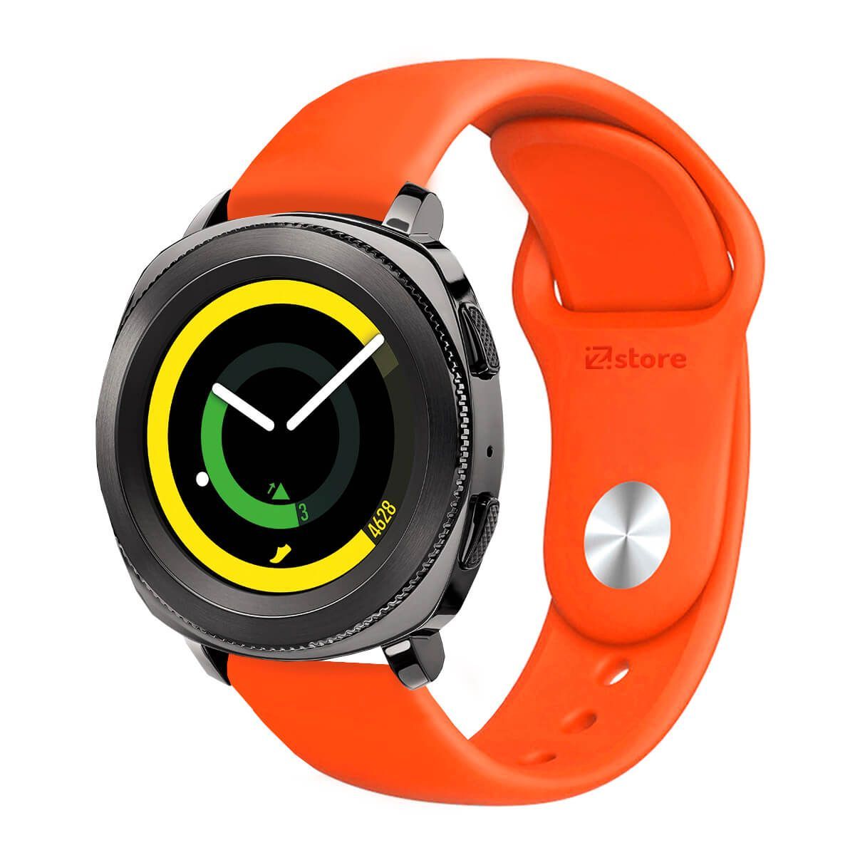 GENERICO - Correa Compatible Con Samsung Gear Sport Naranja Broche 20mm