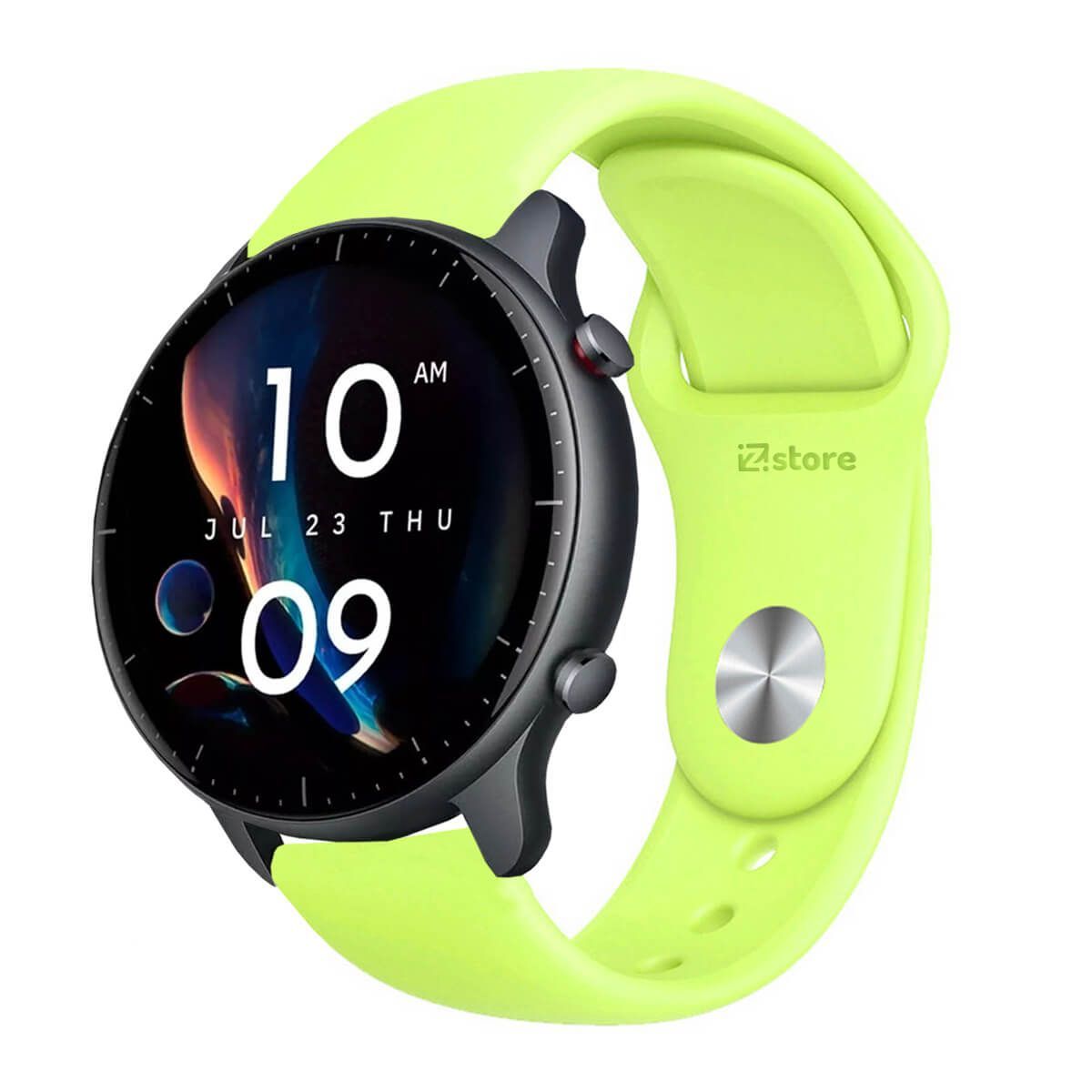 GENERICO - Correa Compatible Con Amazfit GTR3 Verde Limon Broche 22mm