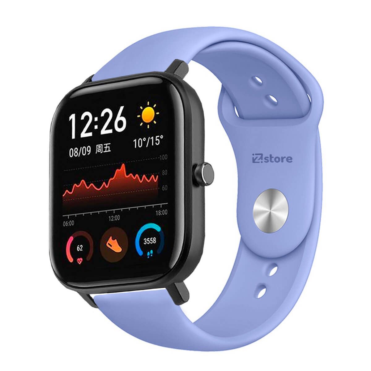 GENERICO - Correa Compatible Con Amazfit GTS Lavanda Broche 20mm