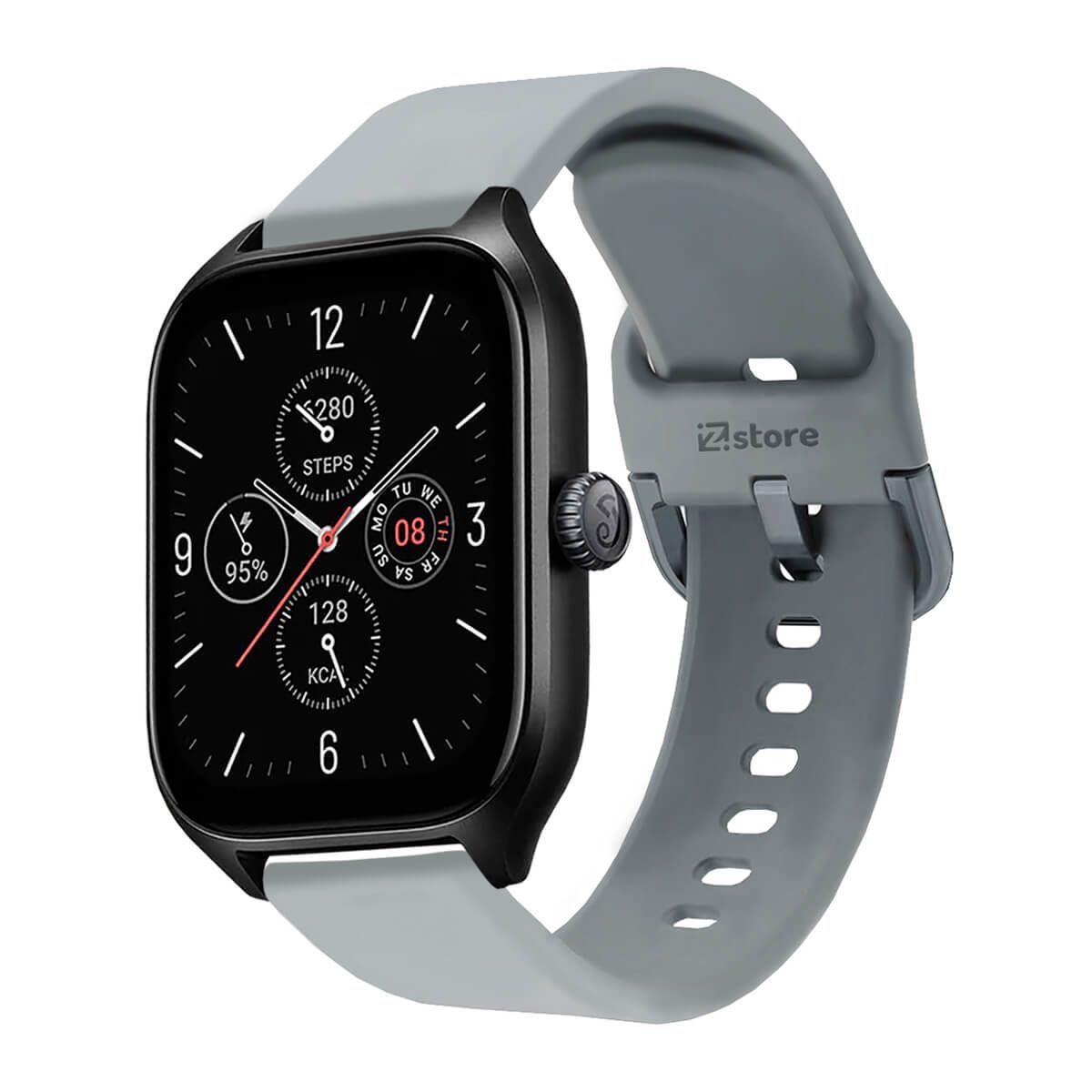 GENERICO - Correa Compatible Con Amazfit GTS4 Gris Hebilla 20mm