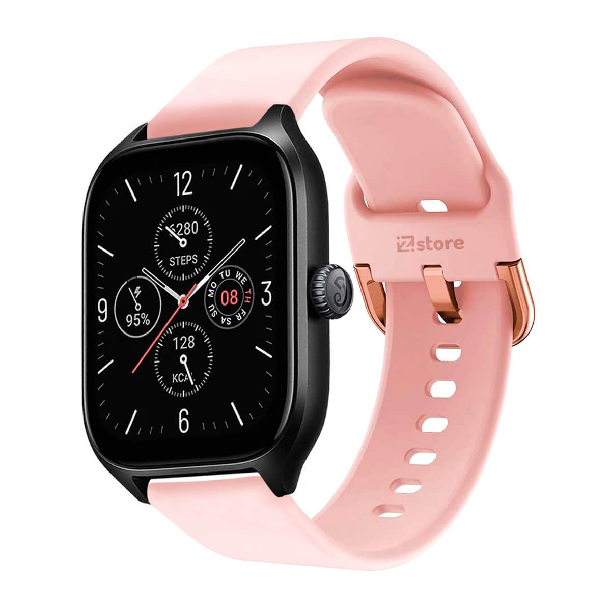 GENERICO - Correa Compatible Con Amazfit GTS4 Rosado Hebilla 20mm
