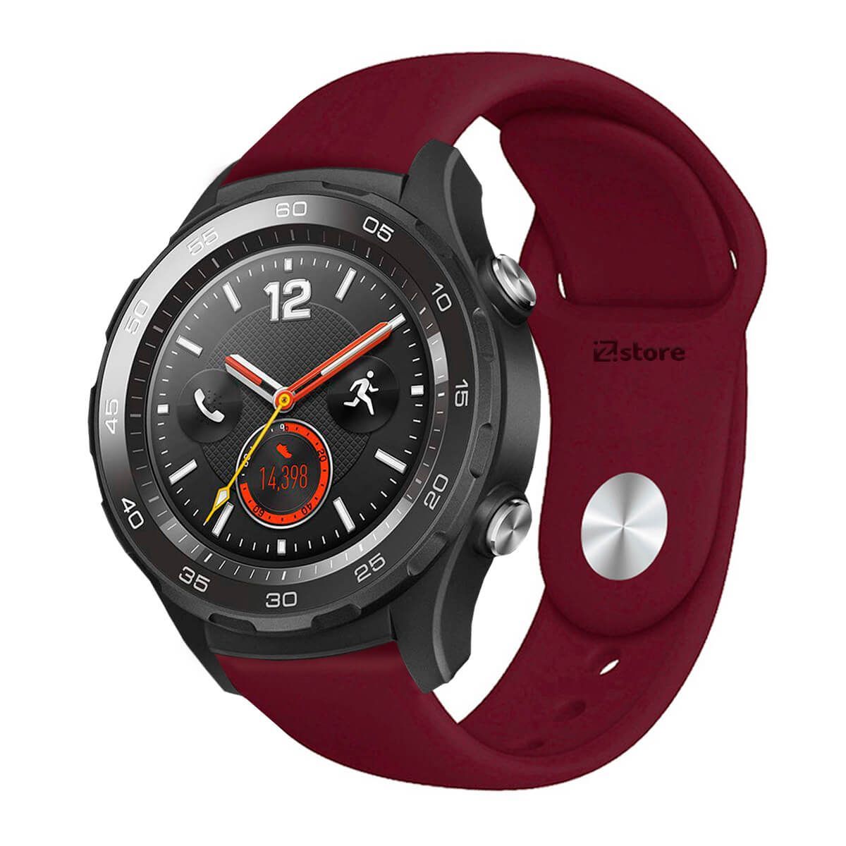 GENERICO - Correa Compatible Con Huawei Watch 2 Vino Broche 20mm