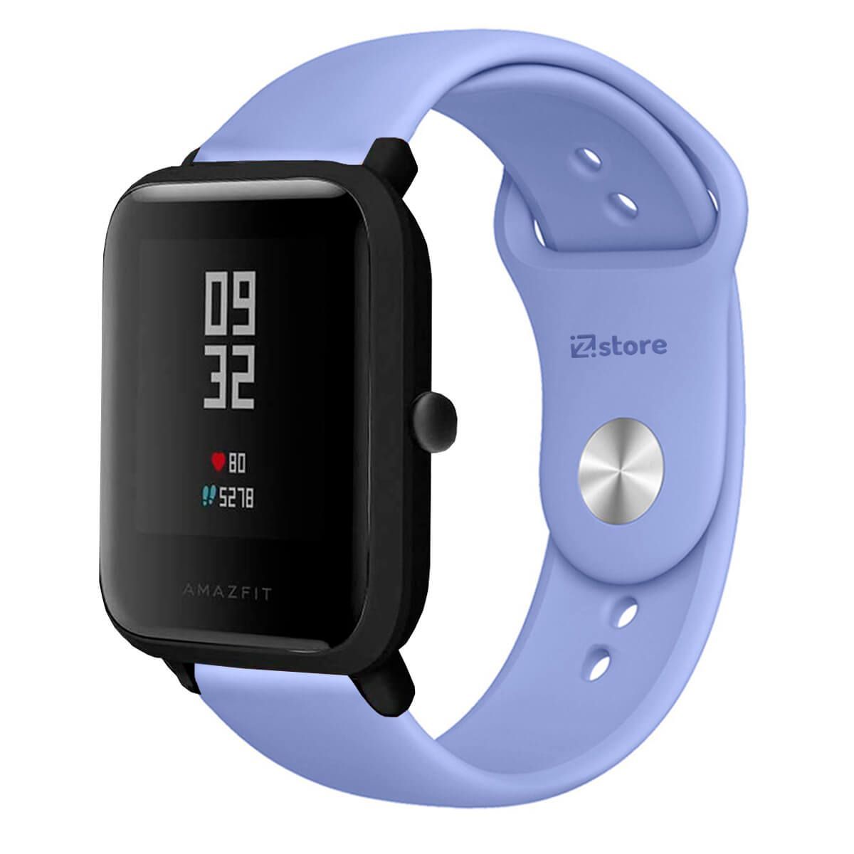 GENERICO - Correa Compatible Con Amazfit Bip Lavanda Broche 20mm