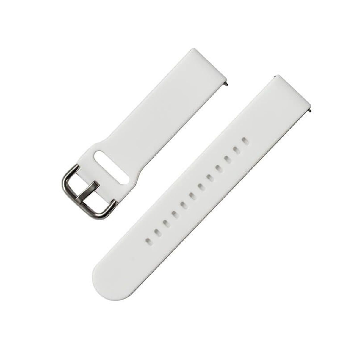 GENERICO - Correa Compatible Con Amazfit Bip Lite Blanco Hebilla 20mm
