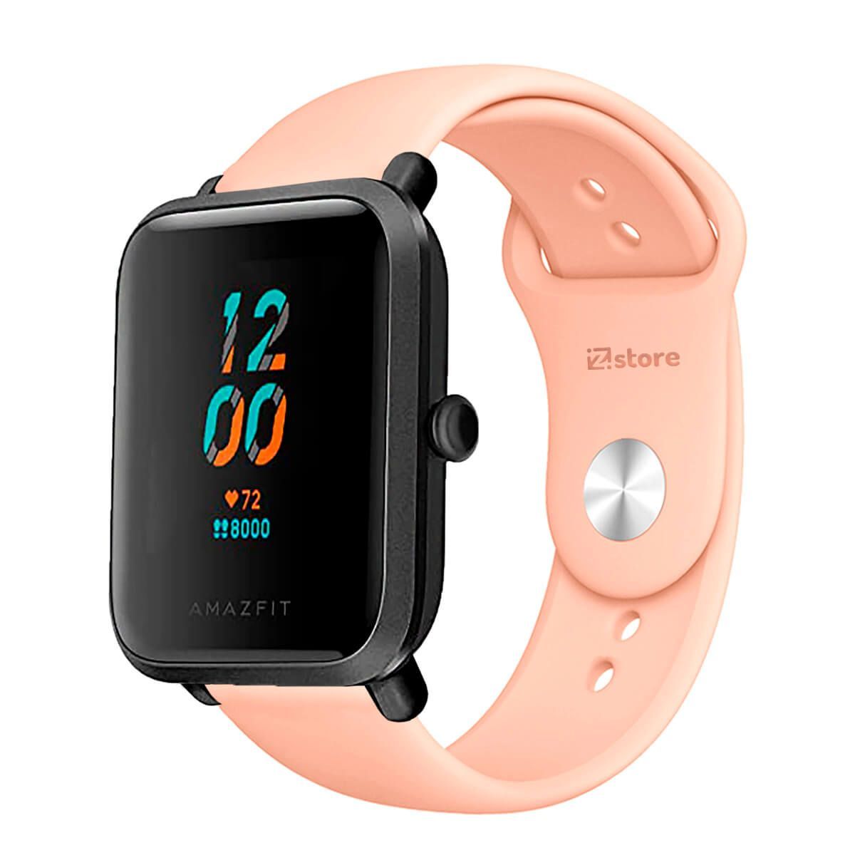 GENERICO - Correa Compatible Con Amazfit Bip Lite Melon Broche 20mm